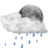 Status weather showers scattered night Icon